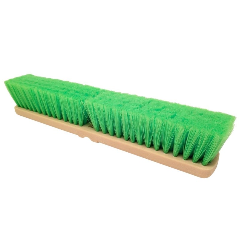 Teravan Green Flow Through Brush Head, Extra Soft Bristle Brush for Gentle Car Wash, RV, Boat, Window & Floor Cleaning, Compatible with Pole Handle (18-Inch) - Image 2